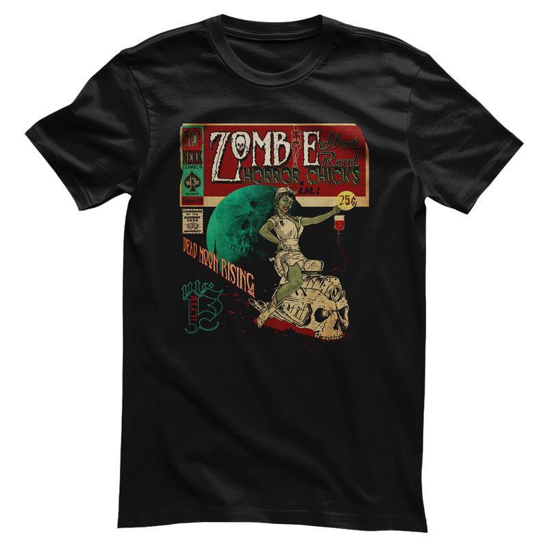 Alchemy England - Zombie Horror Chicks T-Shirt Herr