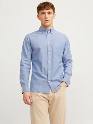 Oxford skjorta slim fit herr