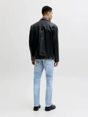 Slim fit jeans GLENN original för herr– blue denim