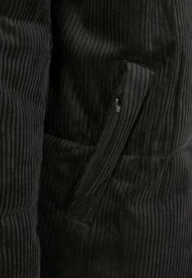 Puff jacket in corduroy