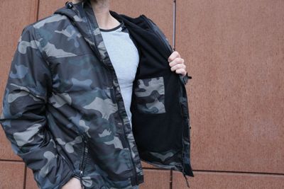 Foret vindjakke i camouflage