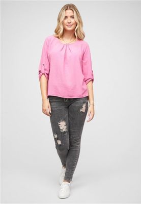 Pink Blouse with Collar