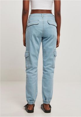 Ladies Organic Stretch Denim Cargo Pants