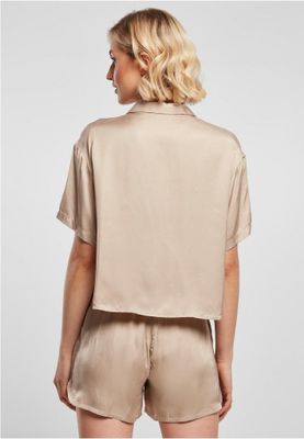 Ladies Viscose Satin Resort Shirt