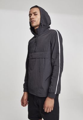 Crinkle pull over jacket