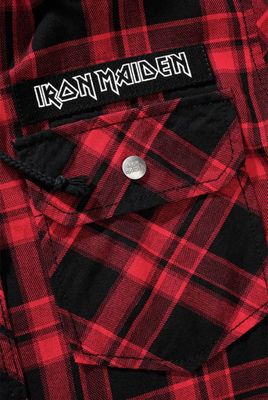 Iron Maiden rutig sweathoodie Eddie
