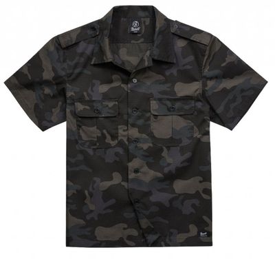 Kortærmet US Army skjorte darkcamo