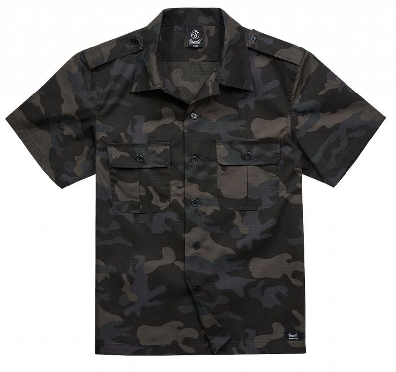 Kortærmet US Army skjorte darkcamo
