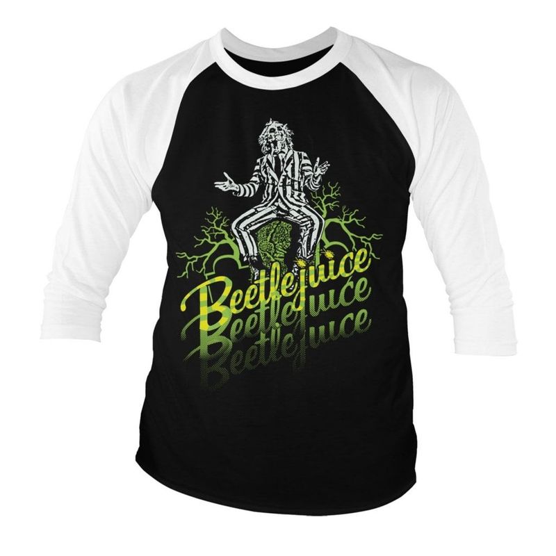 Beetlejuice baseball 3/4 Tee