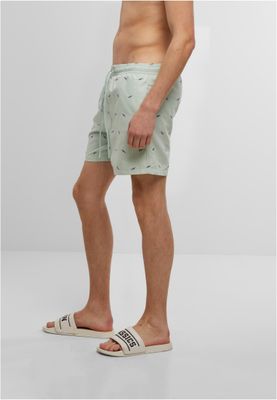 Embroidery Swim Shorts frotmint/vintageblue