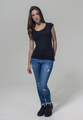 T-shirt with back cuts ladies