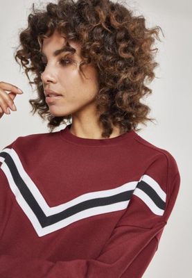 Sweatshirt med stripedam