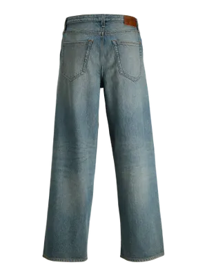 Slitna och tvättade wide fit jeans - DAVE
