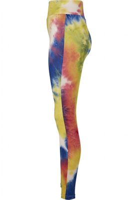 Färgstarka leggings i batikmönster