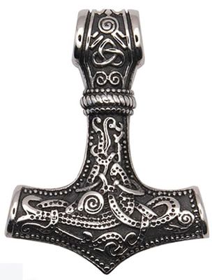 Thorshammer patterned necklace
