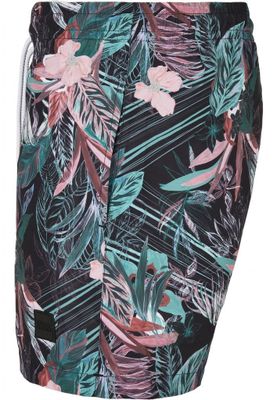 Dark flower aop swimming shorts