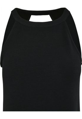 Black armless dress