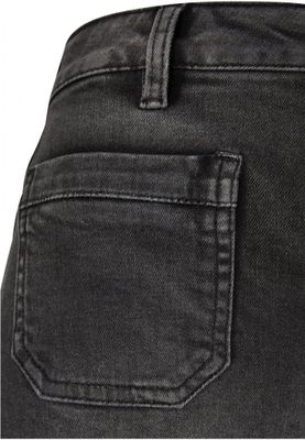 Women's high-waisted denim shorts