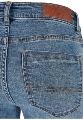 Ladies Mid Waist Skinny Jeans