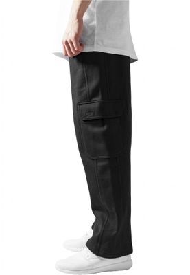 Cargo sweatpants with straight legs