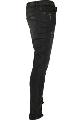 Heavy Destroyed Slim Fit Jeans