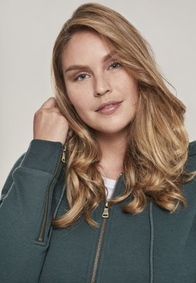 Long ziphoodie lady