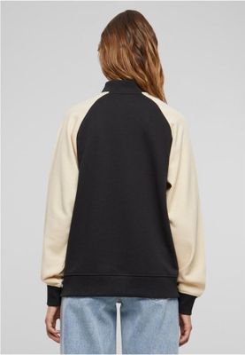 Raglan collegejakke til kvinder - Light Terry
