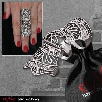 Armour finger ring i rostfritt stål