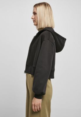 Ladies Short Oversized Zip Jacket