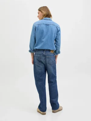 Loose fit jeans EDDIE cooper för herr – blue denim