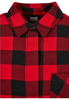 Oversize flannel dress - ladies
