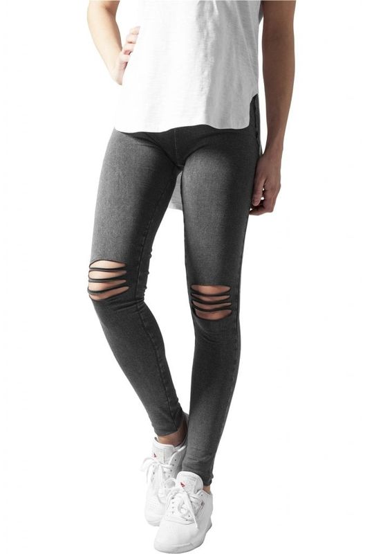 Leggings med hål på knäna