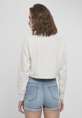 Kort sweatshirt i oversizemodell