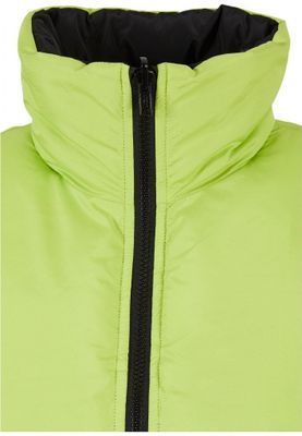 Ladies' reversible short puffer vest