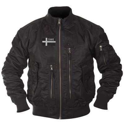 US Tactical Flight Jacket - SWE gray flag