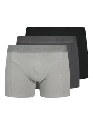 Enkelfärgade boxershorts 3-pack