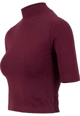 Top with turtleneck neck lady
