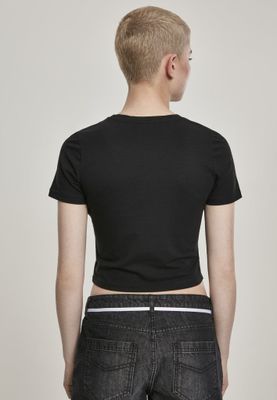 Ladies Waiting For Friday Cropped Tee