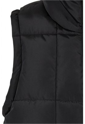 Ladies' reversible short puffer vest