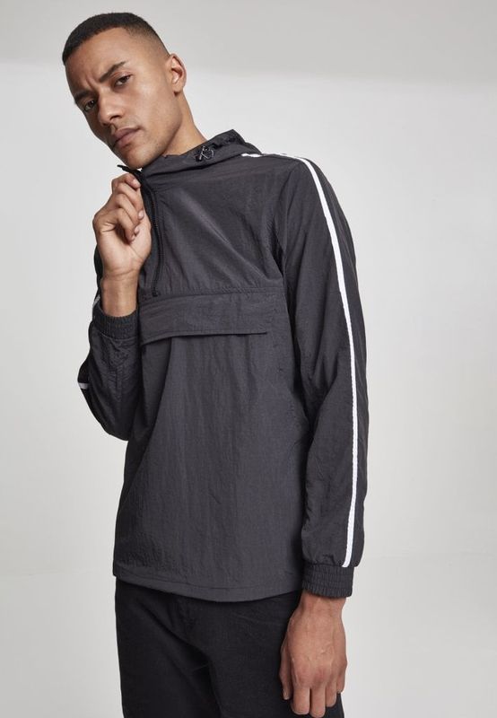 Crinkle pull over jakke