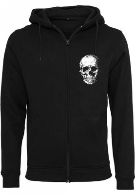 Full skull zipped hoodie