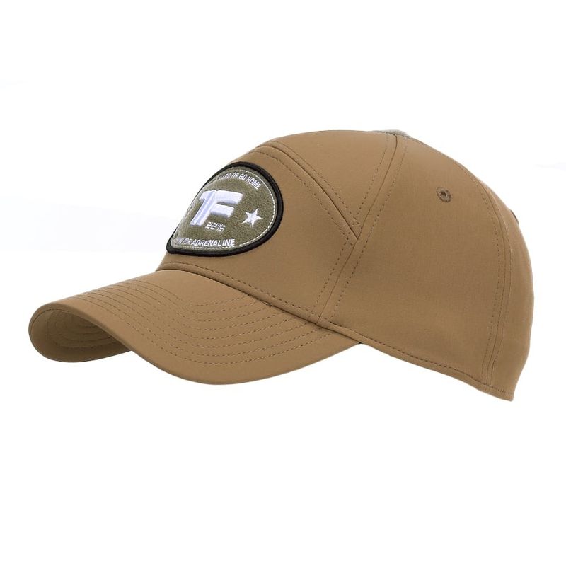 Baseball cap with patch and quick-drying material