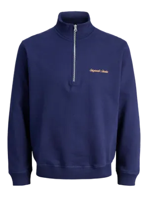 Jornorrebros Höghalssweatshirt Halv zip