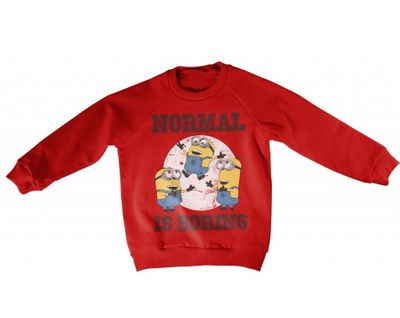 Minions - Normal Life Is Boring kids Sweatshirt