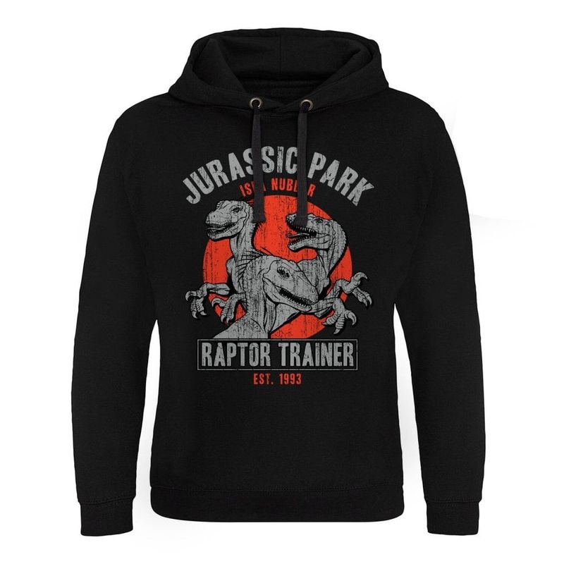 Jurassic Park - Raptor Trainer Epic Hoodie Mand