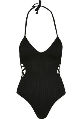 Ribbed swimsuit lady