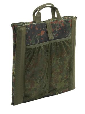 Sædeunderlag med ryglæn og camouflage