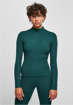 Ladies Rib Knit Turtelneck Sweater