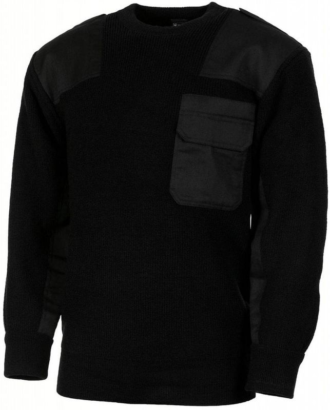 BW pullover med brystlomme