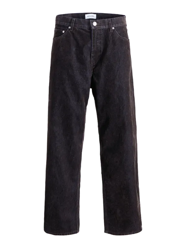 Mörka fläckvis tvättade baggy jeans - ALEX
